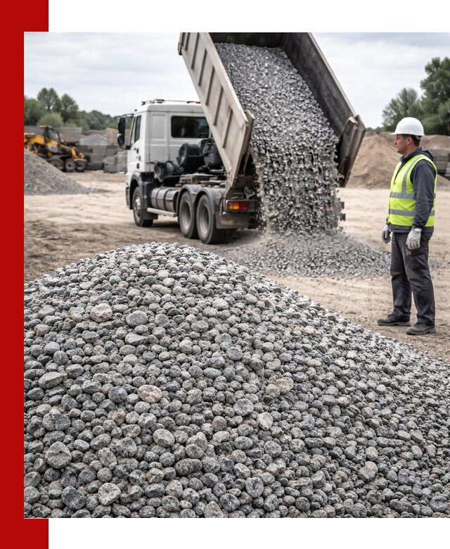 Доставка и продажа гранитного щебня фракции 5-20 в Дзержинском