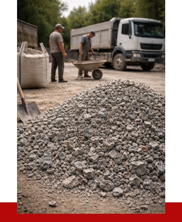 Гранитный щебень фракция 20-40 в Дзержинском от 3275 руб. ПРОНЕРУДДзж