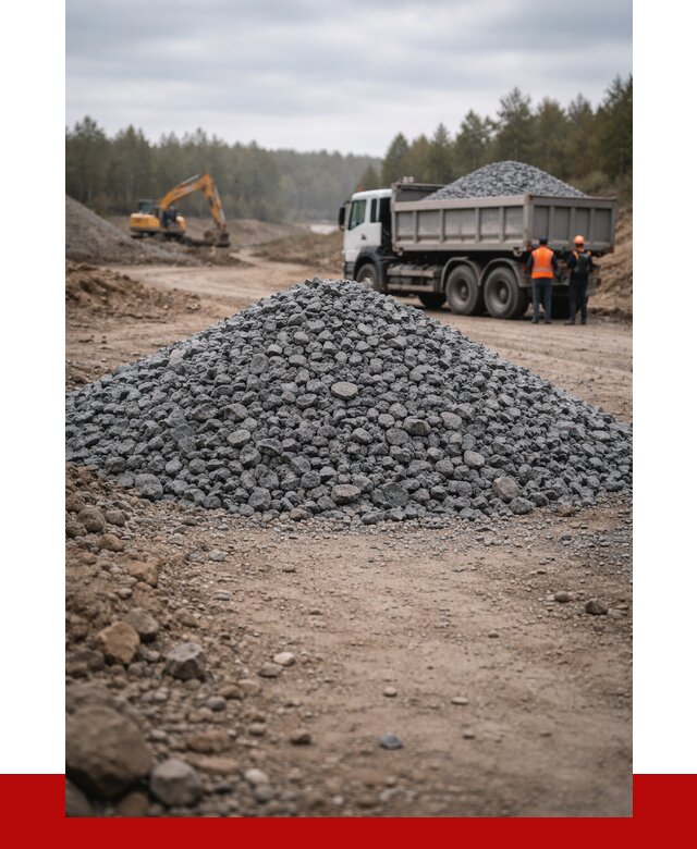 Щебень габбро диабаз фракция 40-70 в Дзержинском от 2251 р-ПРОНЕРУДДзж