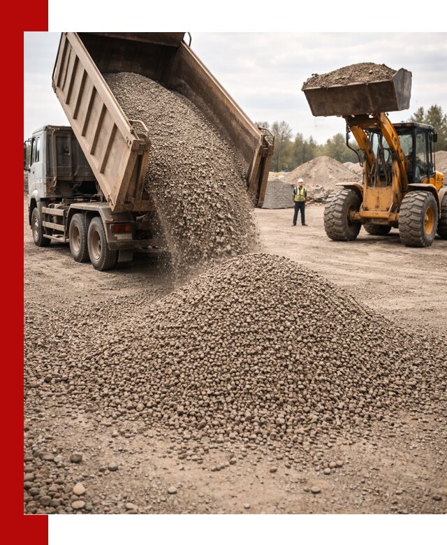 Гравийный щебень фракция 3–10 с доставкой в Дзержинском