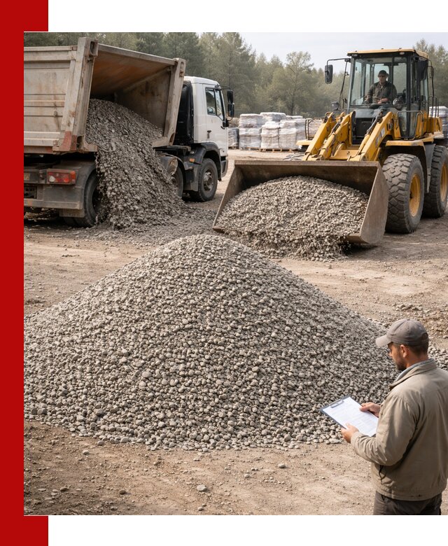 Гравийный щебень фракция 5–10 с доставкой в Дзержинском
