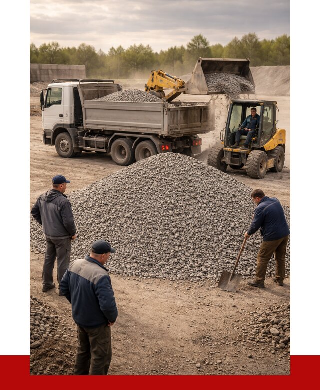 Гравийный щебень фракция 5-20 в Дзержинском от 2456 р. ПРОНЕРУДДзж