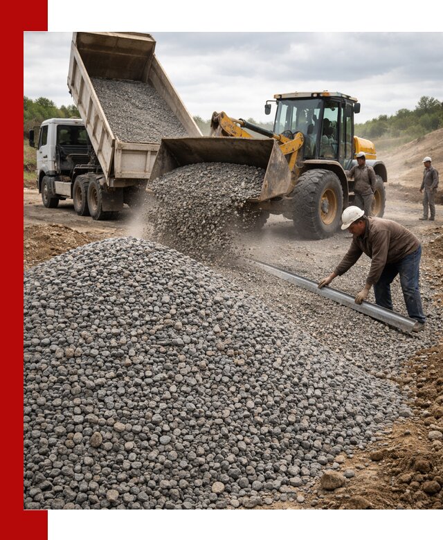 Гравийный щебень фракция 5-20 с доставкой в Дзержинском