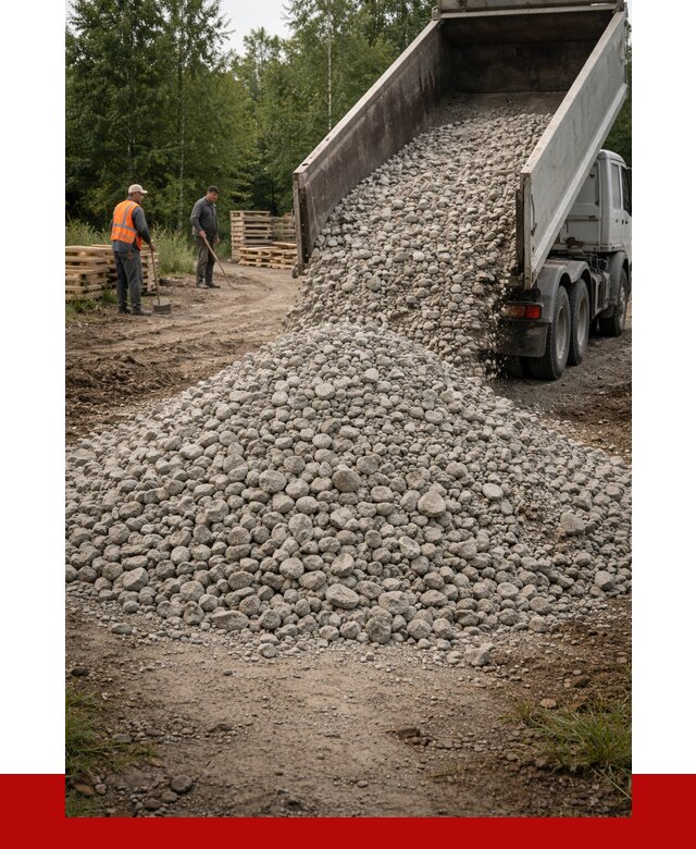 гравийный щебень фракция 70-120 в Дзержинском от 2507 р. ПРОНЕРУДДзж