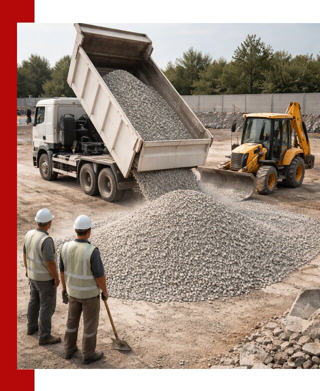 Купить известняковый щебень фракции 5–10 мм с доставкой в Дзержинском