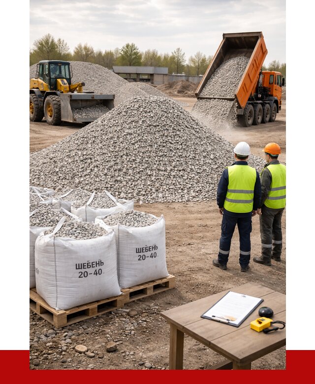 Известняковый щебень 20-40 в Дзержинском от 2149 р. ПРОНЕРУДДзж