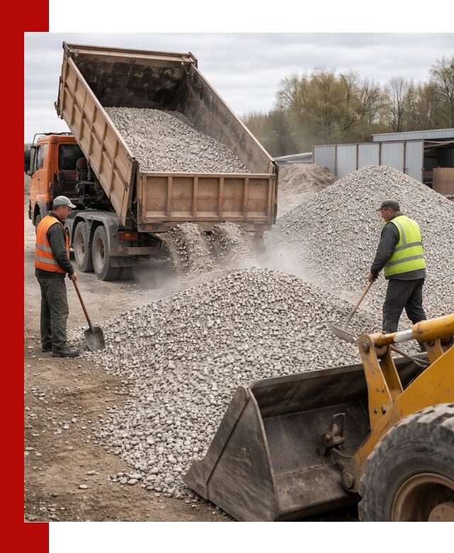 Доломитовый щебень фракции 5-20 с доставкой в Дзержинском