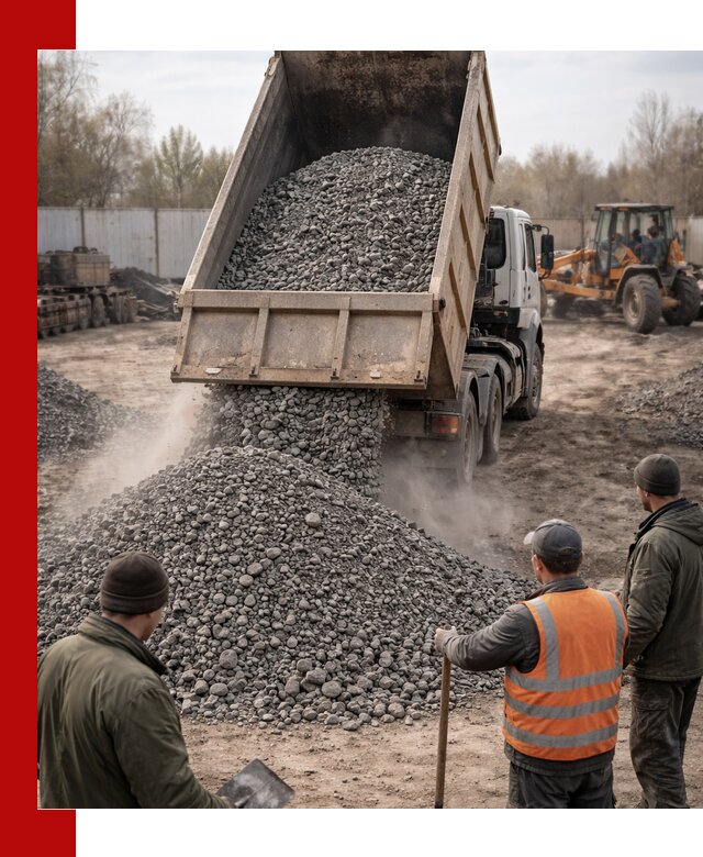 Доставка шлакового щебня в удобные сроки по выгодной цене в Дзержинском