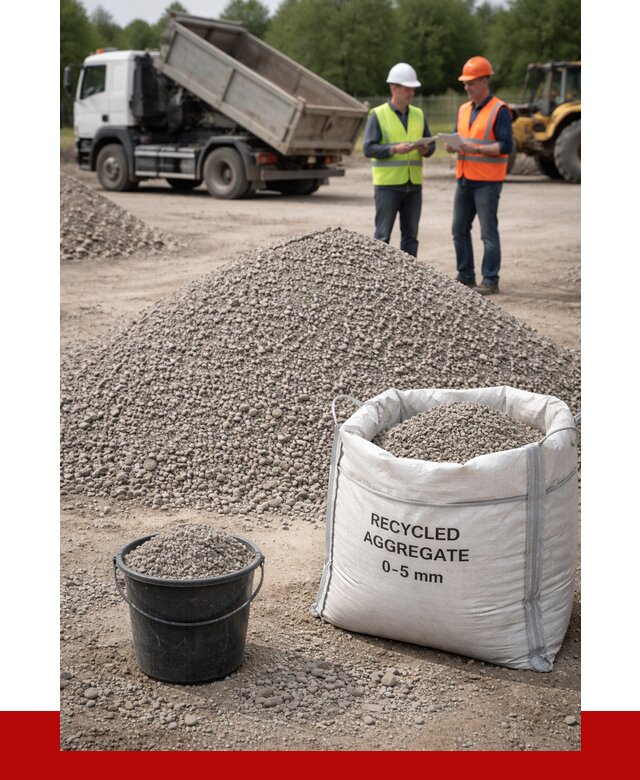 Вторичный щебень фракция 0-5 в Дзержинском от 1637 р. ПРОНЕРУДДзж