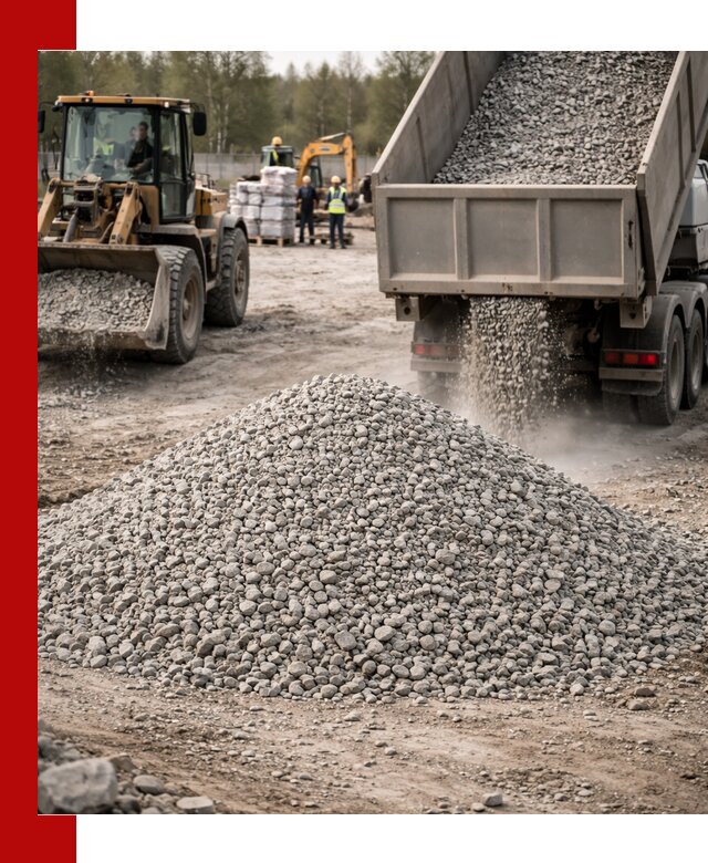 Вторичный щебень фракции 5-20 в Дзержинском — доставка и продажа крупнотоннажно