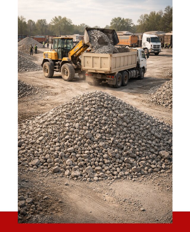 Вторичный щебень фракция 40-70 в Дзержинском от 1781 р, ПРОНЕРУДДзж