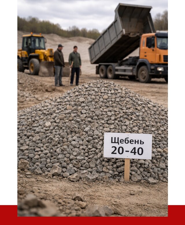 Бетонный щебень фракция 20-40 в Дзержинском от 2507 р. | ПРОНЕРУДДзж