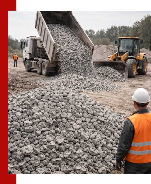 Доставка бетонного щебня фракции 20-40 в Дзержинском