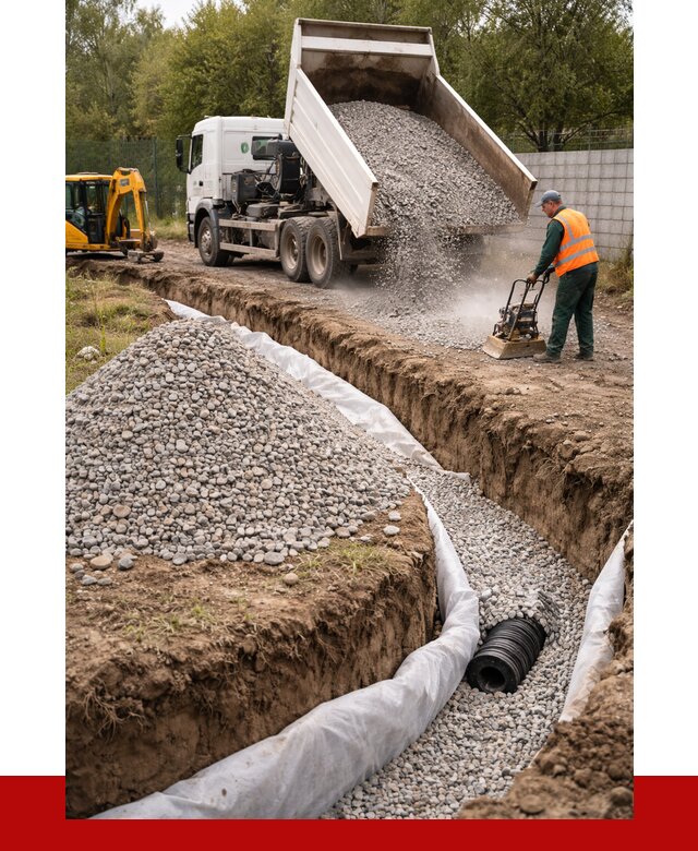 Щебень для дренажа в Дзержинском от 1893 р., ПРОНЕРУДДзж доставка
