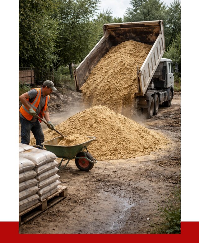 Купить песок с доставкой в Дзержинском от 1842 р. | ПРОНЕРУДДзж