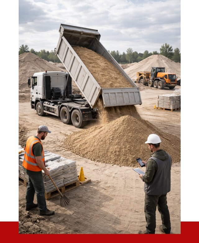 Карьерный песок с доставкой в Дзержинском от 3684 р. ПРОНЕРУДДзж
