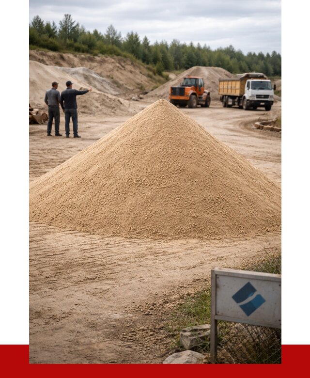 Карьерный песок навалом в Дзержинском от 1842 р. | ПРОНЕРУДДзж