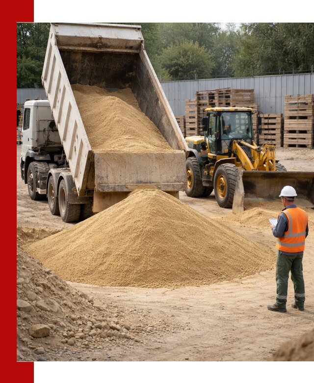 Доставка карьерного мелкозернистого песка в Дзержинском