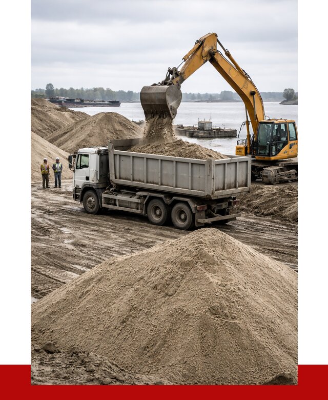 Купить речной песок навалом в Дзержинском от 1842 р., ПРОНЕРУДДзж