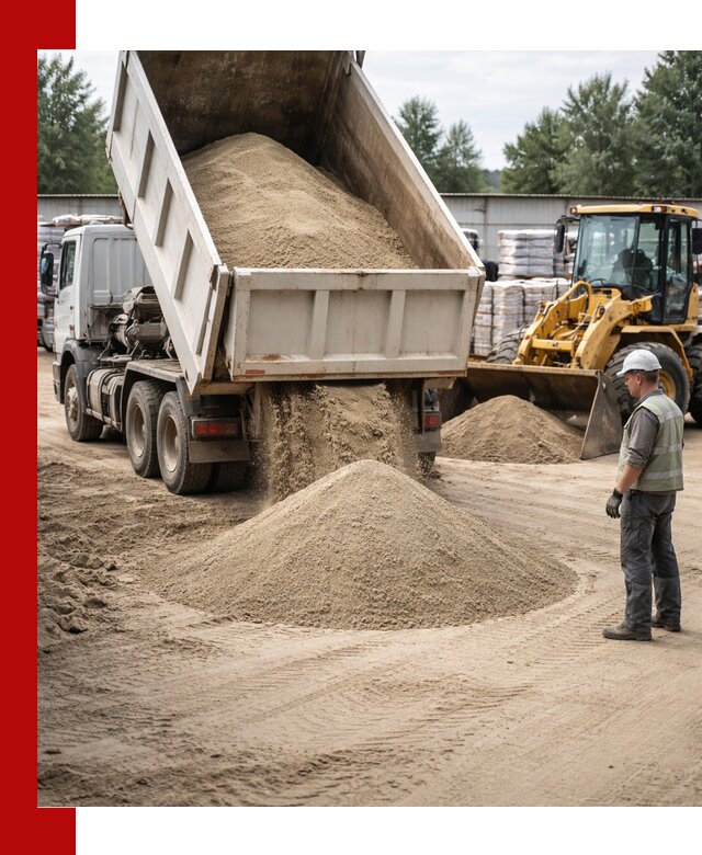 Поставка и доставка песка для бетона в Дзержинском