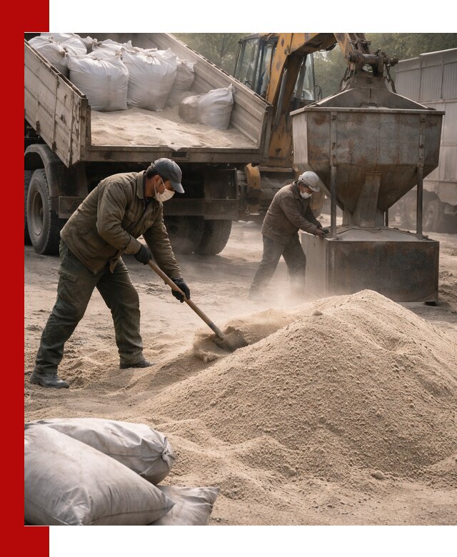 Кварцевый песок для пескоструя в Дзержинском — доставка и качество