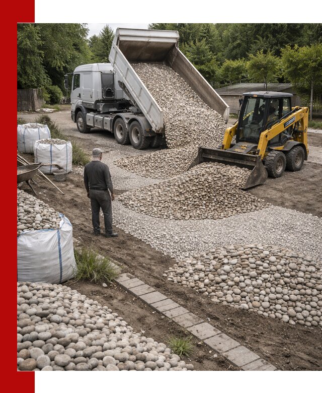 Доставка морской гальки оптом и в розницу в Дзержинском