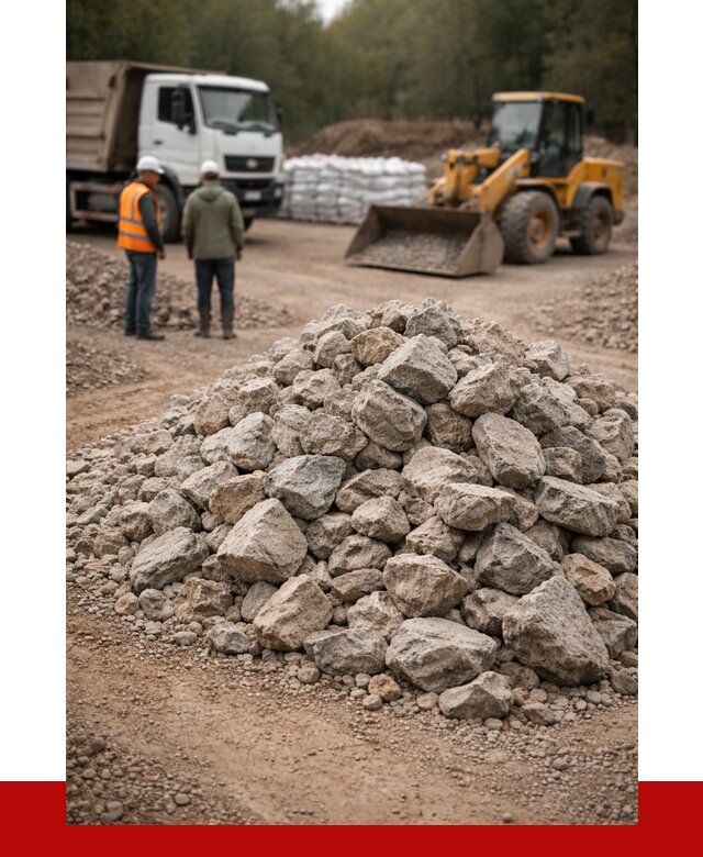 Купить бутовый камень с доставкой в Дзержинском от 2354 р. | ПРОНЕРУДДзж