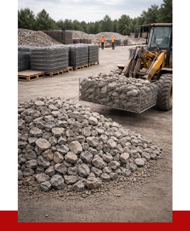 Камень для габионов фракция 70-150 в Дзержинском от 4298 р. | ПРОНЕРУДДзж