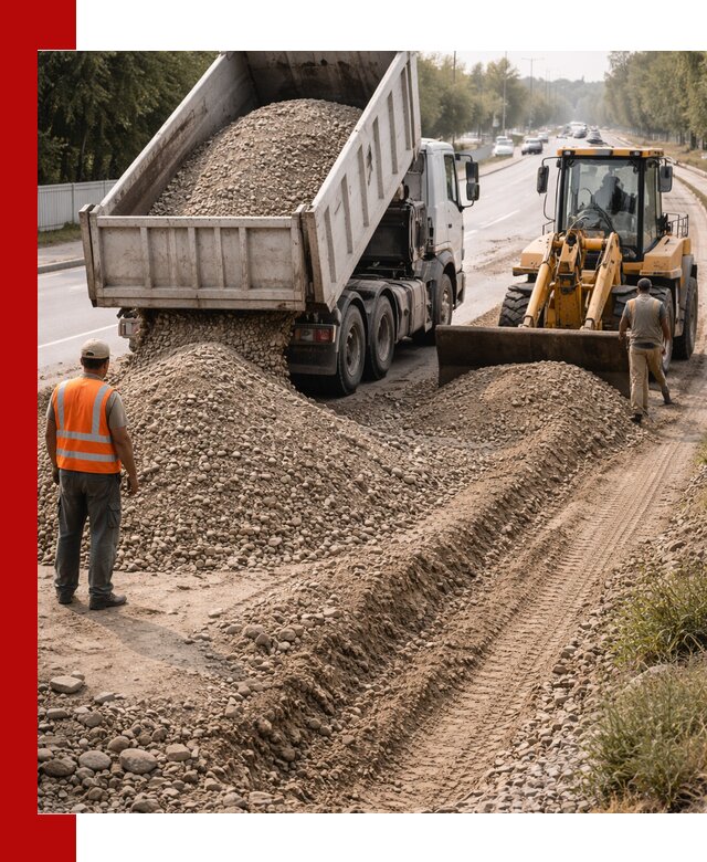 Опгс для устройства дорог и подсыпки в Дзержинском