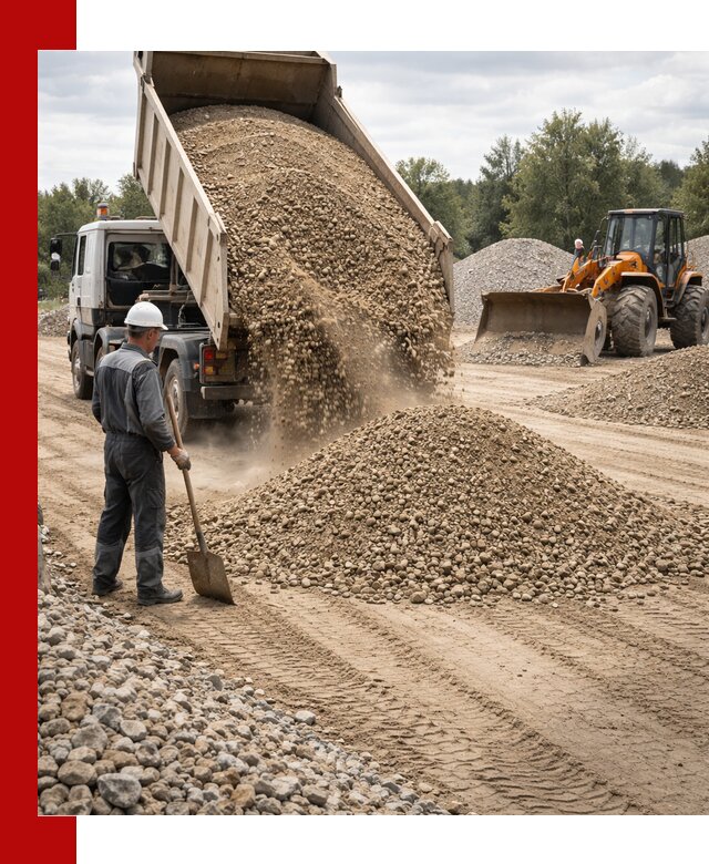 Доставка щпс С3 в Дзержинском самосвалами и бортовыми грузовиками