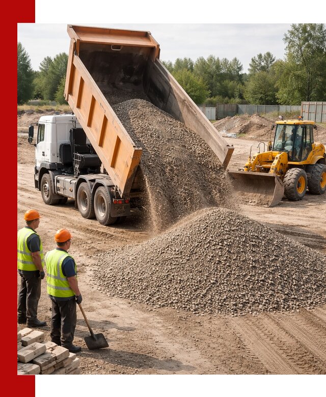 Доставка щебёночно-песчаной смеси ЩПС С7 в Дзержинском
