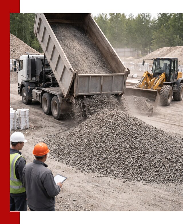 Доставка и продажа гранитного отсева 0-10 в Дзержинском