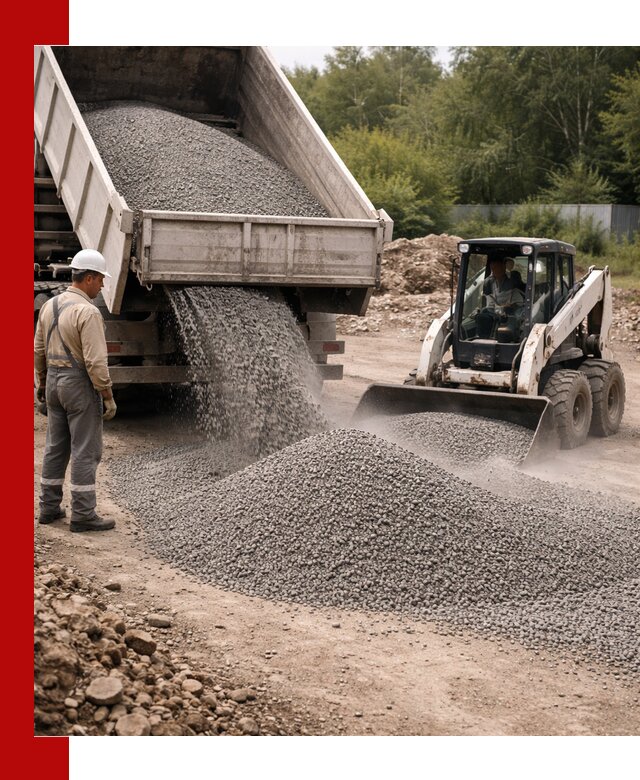 Доставка гравийного отсева 0-5 в Дзержинском оптом и в розницу