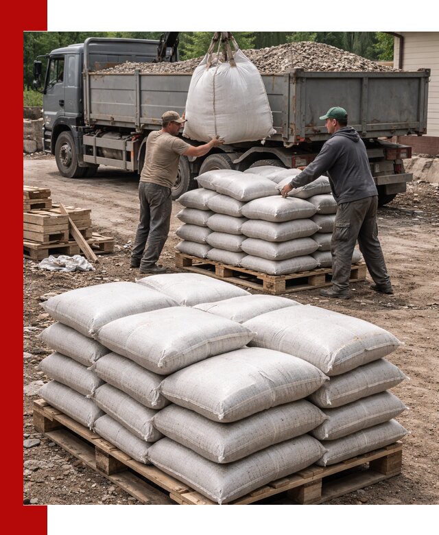 Керамзит в мешках с доставкой в Дзержинском от компании-поставщика