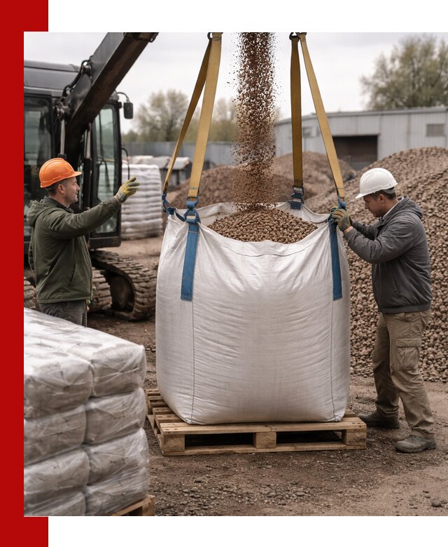 Керамзит в биг-бегах с доставкой в Дзержинском