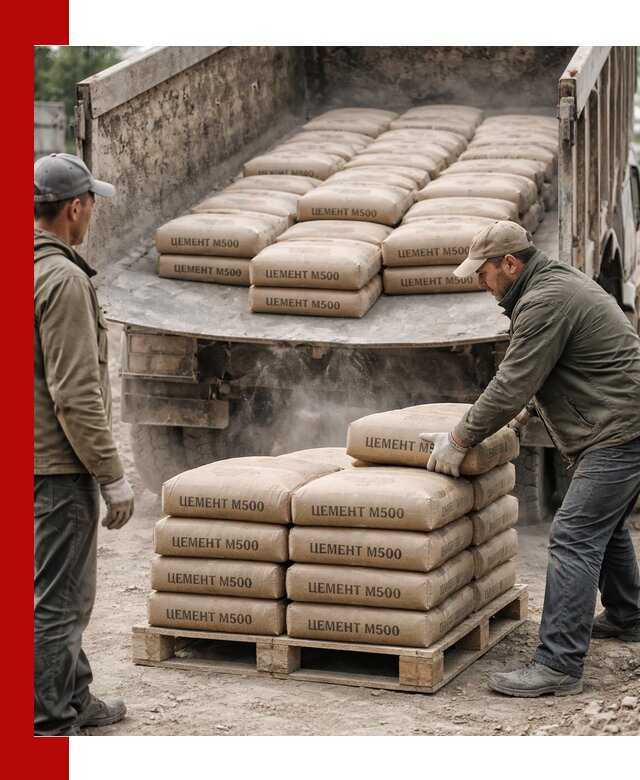 Цемент М500 с доставкой самосвалом в Дзержинском