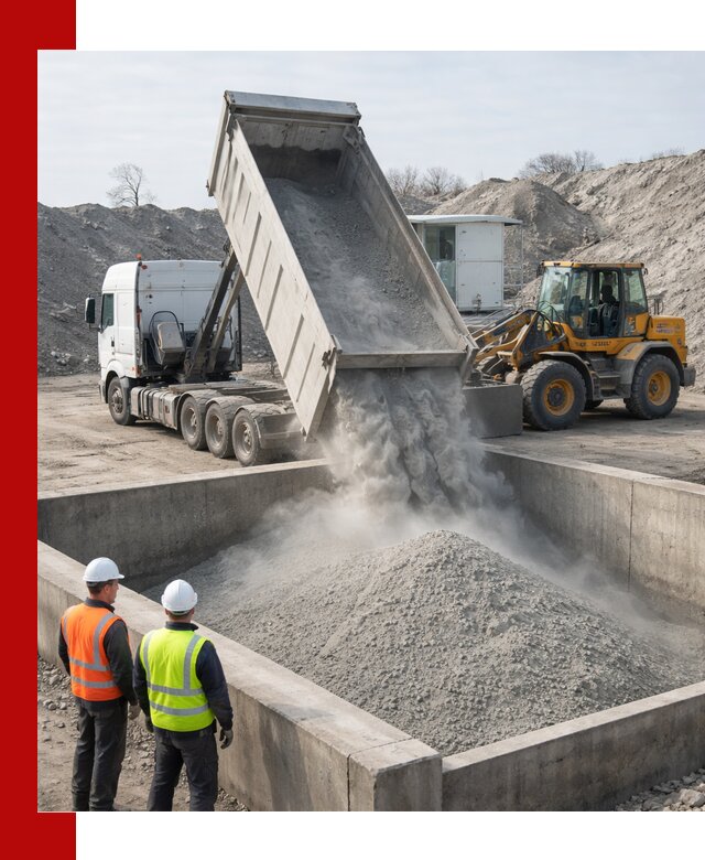 Доставка цемента навалом в Дзержинском крупными партиями