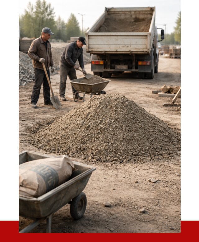 Цементно-песчаная смесь М150 в Дзержинском от 4810 р. | ПРОНЕРУДДзж