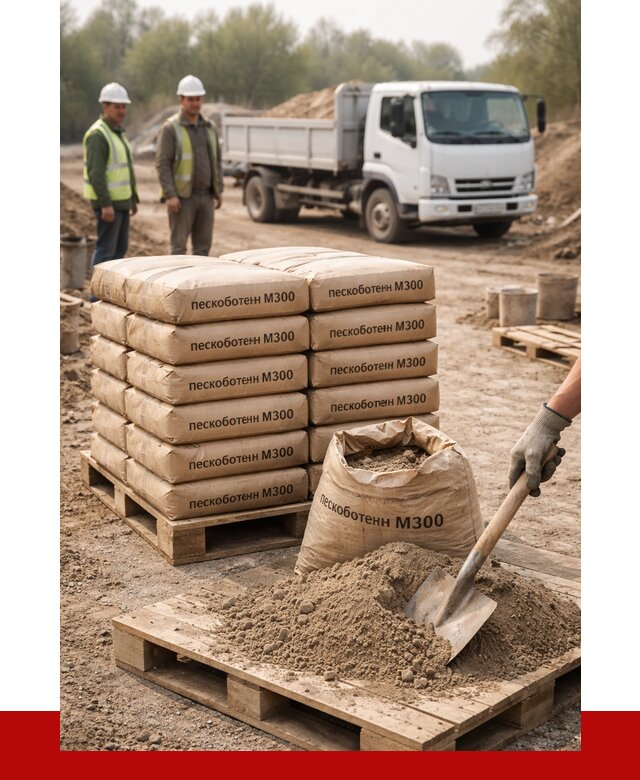 Пескобетон М300 в Дзержинском с доставкой от 4759 р. за куб | ПРОНЕРУДДзж