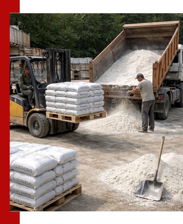 Доставка строительной извести оптом и в розницу в Дзержинском