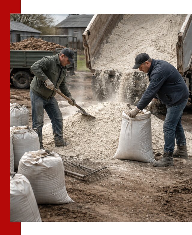 Доставка извести пушонки в Дзержинском оптом и мелким оптом