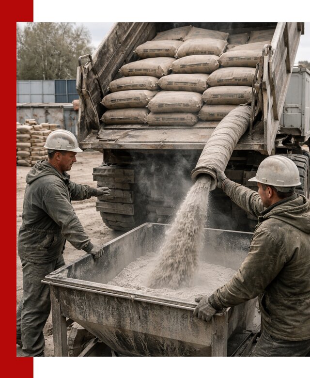 Доставка цемента М400 в Дзержинском оптом и в розницу