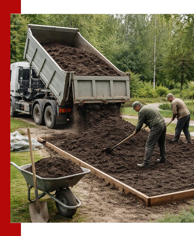 Доставка грунта для озеленения и благоустройства в Дзержинском