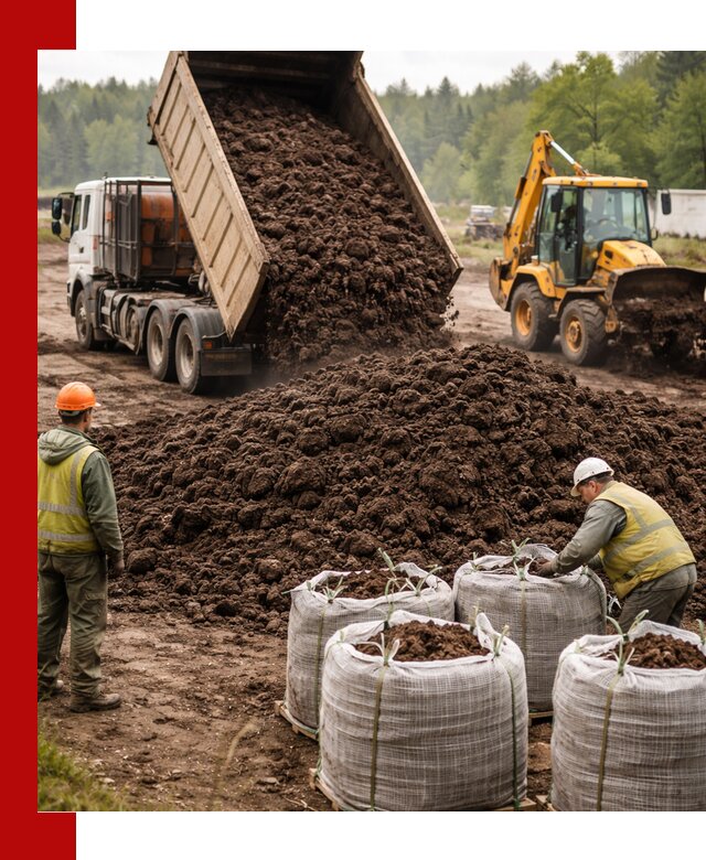 Доставка нейтрального торфа в Дзержинском оптом и в розницу