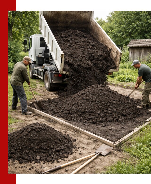 Купить чистый чернозем для огорода с доставкой в Дзержинском