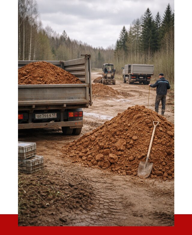 Глина и суглинки в Дзержинском от 4605 р. за куб | ПРОНЕРУДДзж