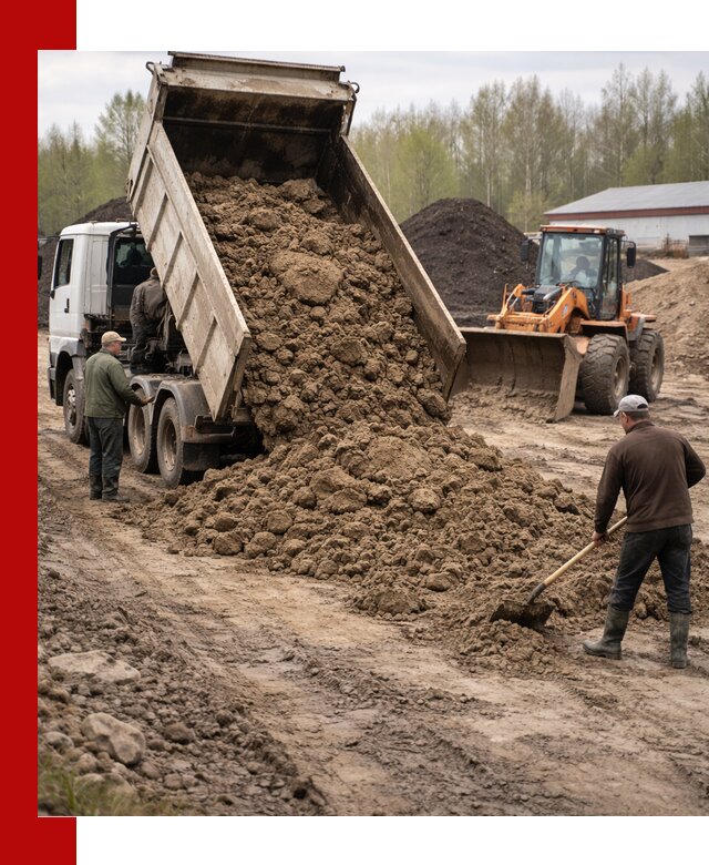 Доставка глин и суглинков в Дзержинском оптом и вкрай