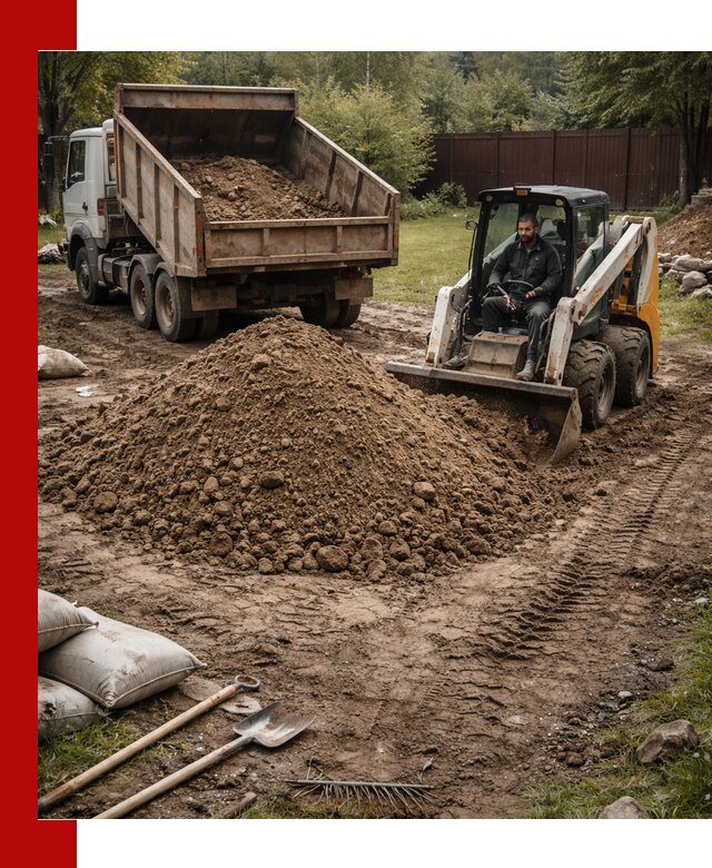 Суглинок для планировки участков в Дзержинском с доставкой и выгрузкой