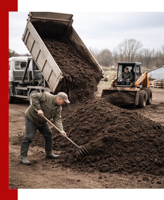 Доставка и продажа перегноя в Дзержинском быстро и дешево