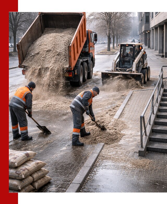 Поставка противогололедных материалов в Дзержинском